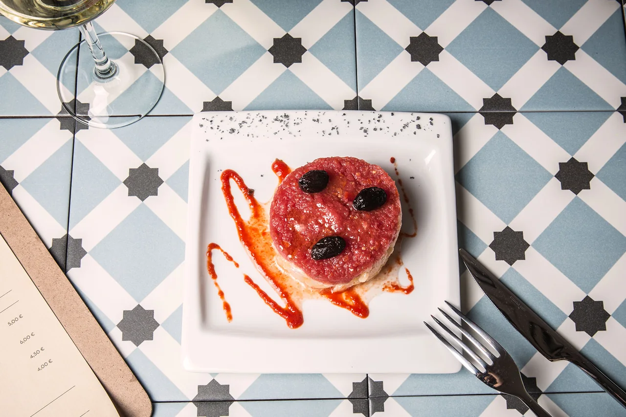 Un plato de la cocina de Cantamanyanes
